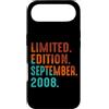 September 2008 Retro Vintage Year 2008 G Custodia per iPhone Air Edizione Limitata Settembre 2008 Compleanno