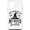 Funny Halloween Costume Men Women Kids B Custodia per iPhone 12/12 Pro Witch Switch Halloween Costume Zucca Scheletro Fantasma Horror