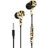 Music Sound | AURICOLARI Fantasy In-Ear | Auricolari con Filo e Microfono - Jack 3.5 Mm - Fantasia Animalier, One Size