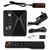 Bamof 26100 Mini ricevitore satellitare DVB-S2/ARD & ZDF SD Shut-Off/Full HD 1080p ricevitore digitale (HDTV, USB)