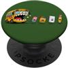 Back to School Funny Bus - Ritorno a scuola - PopSockets PopGrip Adesivo