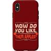 Apple Picking Season Fall Harvest Autumn Custodia per iPhone X/XS Come ti piacciono la stagione della raccolta delle mele dell'equipaggio di raccolta delle mele