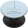 Grace And Glory Studio Fede cristiana minima Salmo 18:16 Ocean Message PopSockets PopGrip Adesivo