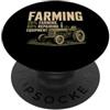 Funny Farmer Life Gifts Funny Farmer 20% Agricoltura 80% Riparazione Design PopSockets PopGrip Adesivo