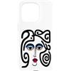 Bahaa's Tee Custodia per iPhone 15 Pro Abstract Modern Woman Face Eyes Art Illustration Graphic
