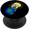 Bethcentral Environmental Gifts Divertente Eclissi Solare Totale - Space Photobomb PopSockets PopGrip Adesivo