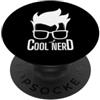 nerd nerdy geek math computer Science la Fresco Nerd PopSockets PopGrip Adesivo