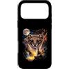 Vintage Ermellino Regalo Custodia per iPhone 17 Pro Max Mistico Ermellino Luna Piena Arte Bosco