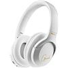 NGS ARTICA GREED WHITE - Cuffie Sovraurali Senza Fili, Compatibili con la Tecnologia Bluetooth, Leggero e Pieghevole, Microfono Incorporato, Batteria 40 Ore, Colore Bianco
