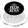 tech aunt computer pro coding digital au Aunt Computer Pro, esperta di tecnologia PopSockets PopGrip per MagSafe