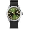 TACTICAL FROG Militado ML08 - Orologio da campo giapponese Sweep VH31, da uomo, 38 mm, in vetro zaffiro, impermeabile fino a 10 ATM, analogico, Quadrante verde / Vh31 / cinturino in nylon nero