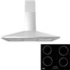 CIARRA Cappa Aspirante 90 cm e Piano Induzione da Incasso a 4 zone Set/Combinazione CBCS9201 Cappa Aspirante 90 cm e CABBIH4-D Piano con Power Booster 60 cm Nero