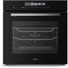 Klarstein Airjet Forno da Incasso 72L - Forno Elettrico Ventilato con Airfryer, 13 Funzioni, Touch, Classe A++, Pulizia Facile, Blocco Bambini, Sonda Temperatura, 60 cm, Nero
