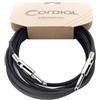 Cordial - ELEMENTS EI 3 PP, Cavo Sbilanciato, Jack TS (Mono)/Jack TS (Mono) 3 m, Nero