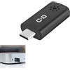 DUNGZDUZ Mini microfono USB C per Mac mini M4/M4 Pro e MacBook | Microfono a condensatore plug-and-play, compatto e portatile, audio chiaro per lavoro e studio