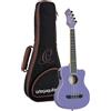 Ortega Guitars Ukulele Tenore Elettro-Acustico - Horizon Series - Gig Bag Inclusa - Cedro/Okoume, Purple (RUHZT-CE-VP)