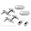 Ideal Standard - Multi Suites, Set di cerniere per sedile copriwater slim serie 21 in acciaio inox, TV109AA, Cromato