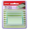 Apli - 18191, Rotolo dispenser di note adesive, 50 mm x 8 m, colore verde pastello