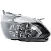 LONGLING Faro anteriore Faretto Anteriore Nero Destro con Motore per Ford Transit Tourneo Custom V362 2013-2019