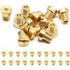 Ysmorla 20 Pezzi Getti Carburatore M5 in Ottone, Ugelli Principali 90-138, Kit Ricambi per Motociclette, Roller e Schaltmopeds
