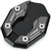 HYRHEV Alzate Per Voge SR1ADV 125 2023 2024 2025 2026 Moto SR1 ADV Cavalletto Laterale Piastra Estensione Ingranditore Pad(Titanium)