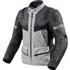REV'IT! Revit Defender 3 GTX Giacca tessile moto, argento/antracite, XL