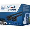 DGH System Barre portatutto portapacchi BARRE compatibile con RENAULT Kadjar SUV 5-porte 2015-2022 max 100 kg 112 cm Alluminio