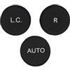 Jonikuper Pannello pulsanti cruscotto auto, per Ferrari 430 612 599, interruttore di controllo L.C R AUTO, interruttore di controllo ABS nero, ricambio OE 81699200, confezione da 3