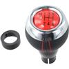 babominimer Pomello del cambio manuale a 6 marce con cambio rosso per Mini R55 R56 R57 R58 F54 F55 F56 F57 Countryman Paceman