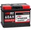LANGZEIT Batterien LANGZEIT batteria auto 60Ah 12V avviamento sostituito 55Ah