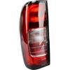 Generic Per Nissan Per NAVARA NP300 D22 1998-2004 Lampada di Per coda Fanale posteriore Luce stop Assy Back Up freno con lampadina(Left Side)