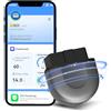 Anluomafuy OBD2 Auto Diagnostica, OBD2 Bluetooth Scanner per iOS/Android, 350000 Codice Banca Dati, Adatto per Maggior Parte Auto Benzina, 25 Lingue, Facile da Usare, Scanner Lettore OBDII