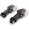 AIERDEYP Frecce Moto Luci Indicatori Di Direzione Anteriori E Posteriori Motociclette Compatibili Con Kawasaki Per Ninja ZX-6R ZX6R ZX-7R ZX-9R ZX9R ZX10R ZX-10R ZX-12R ZX12R(Rear Transparent)