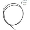 babominimer Cavo acceleratore a 90 gradi per moto, lungo 220 cm, per un migliore controllo dell'acceleratore e della guida (nero)