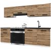 B BELINI GROUP Belini ITALIA 1 Mobile Cucina Completa Componibile 180cm Marrone Dorato | Cucina completa componibile, mobili pensili e bassi inclusi, montaggio facile