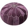 Mandala Life ART Fodera per cuscino da pavimento rotondo bohémien - 60 cm - 100% cotone - Custodia pouf per pouf per soggiorno, camera da letto, patio e altro