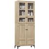 Garvee Armadio Alto 180 Cm, Mobile Contenitore 5 Ripiani Con 4 Ante, Ripiani Regolabili, Dispensa in Legno Salvaspazio Stretta Per Bagno, Cucina, Soggiorno e Sala Da Pranzo