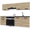 B BELINI GROUP Belini ITALIA 1 Mobile Cucina Completa Componibile 180cm Rovere Sonoma | Cucina completa componibile, mobili pensili e bassi inclusi, montaggio facile