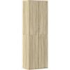 vidaXL Credenza Rovere Sonoma 60x35x180 cm in Legno Multistrato