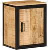 vidaXL Mobile da Bagno 40x30x50 cm in Legno Massello di Mango e Ferro