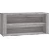 vidaXL Scarpiera Grigio Sonoma 100x35x45 cm in Legno Multistrato