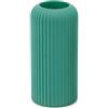 Ingrosso e Risparmio 1 pz Vaso in Ceramica Decorativo con Scanalature Vaso Boho per Fiori Secchi e Composizioni Floreali Vaso da Tavolo Decorazione Casa Complemento d'Arredo Moderno (Ottanio-Piccolo)