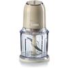 Ariete 438, Tritatutto Vintage, Chopper e Tritaghiaccio, 2 velocità, 4 lame in Acciaio Inox, Tazza graduata 600 ml, 400 W, Beige