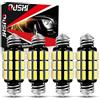 OUSHI 31MM 36MM Lampadine C5W LED, 700% Luminosità CANBUS 12V 24V 6000K Bianco DE3175 6418 Festoon LED Lampadine per Porte Interne Auto Luci di Lettura Luci Plafoniera Luci Targa (4 pezzi)