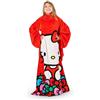 Northwest Coperta comoda con maniche in seta, per giovani, 121,9 cm, indossabile, Hello Kitty Smitten, 122 cm, Hello Kitty Smitten, 48 Inches x 48 Inches