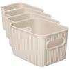TATAY Cestino Portaoggetti Plastica 1,5 L Baobab | Scatola Organizzatrice | Manici Integrati | Design Compatto e Versatile | Plastica 100% Riciclata Senza BPA | 12.5x16.4x10 cm, Ecohome