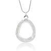 SUPERFINDINGS Medaglione Argento Ciondolo a forma di lacrima Con Cabochon Acrilico Trasparente Foto Charm E Jump Ring Per Matrimonio Bouquet Da Sposa Portachiavi Fabbricazione di Gioielli