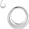 ZS 16G Segmento Setto Anelli Per Naso Per Donna Uomo, 8mm 10mm ASTM F136 Titanio Clicker Orecchini Per Cartilagine Teardrop Hoop Rook Helix Piercing Gioielli