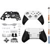 Hzxkqmil Kit Guscio Completo di Ricambio per Xbox Elite Series 2 Controller | Copertura Anteriore Guscio Inferiore Telaio Interno Bumper Pulsanti LBRB LT RT Accessori per Xbox Elite Series 2 Core, Bianco