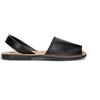 DOREA Sandalo donna nero in pelle